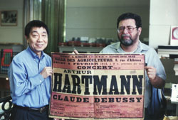 Sam with Sidney Grolnic