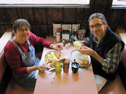 Robin and Steve Vallette at Pete's